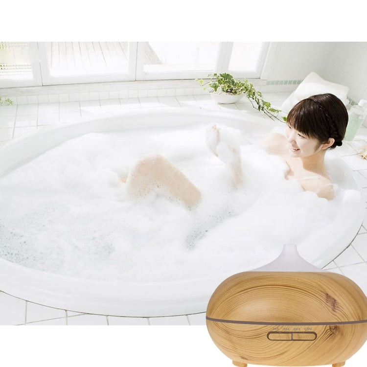 14W 300mL Wood Grain Aromatherapy Air Purifier Humidifier with LED Light for Office / Home Room