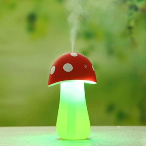 5V 2W USB Mushroom Diffuser Air Purifier Humidifier with LED Light for Office / Car / Home