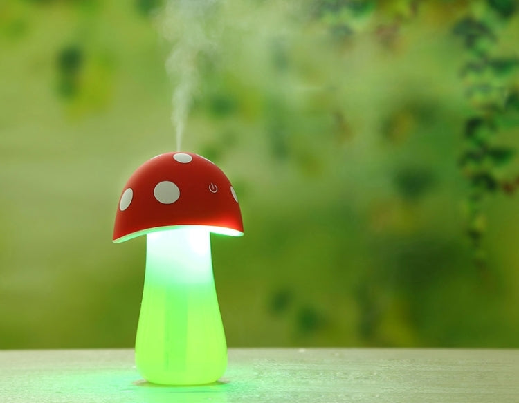 5V 2W USB Mushroom Diffuser Air Purifier Humidifier with LED Light for Office / Car / Home