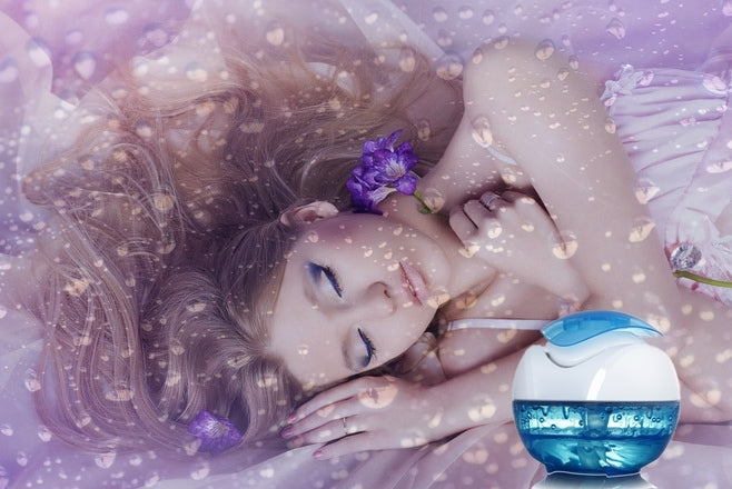 5V 1W Mini USB Aroma Diffuser Air Purifier Humidifier with LED Light for Office / Home Room(Blue)