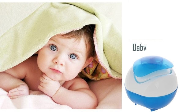 5V 1W Mini USB Aroma Diffuser Air Purifier Humidifier with LED Light for Office / Home Room(Blue)