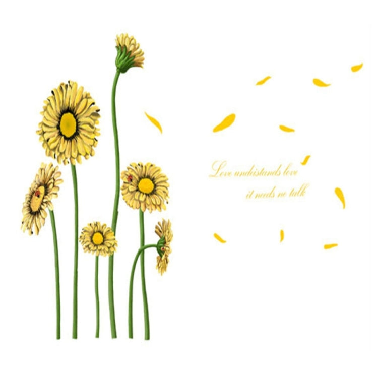 Daisy Pattern Lovely Children Room Decorative Wall Stickers, Size: 60cm x 90cm