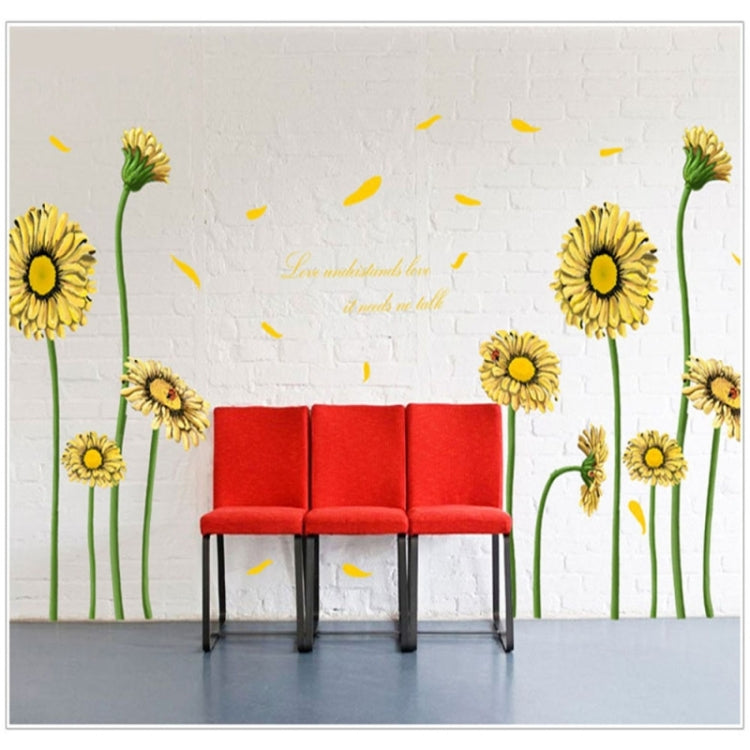 Daisy Pattern Lovely Children Room Decorative Wall Stickers, Size: 60cm x 90cm