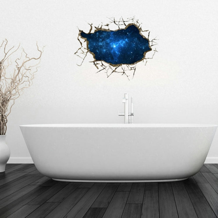 3D Starry Sky Removable Bathroom Art Stickers, Size: 76.8 x 58 x 0.3 cm