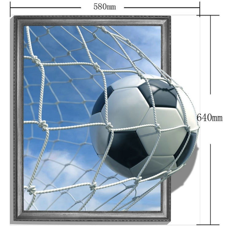 3D Soccer Removable Bathroom Art Stickers, Size: 64 x 58 x 0.3 cm