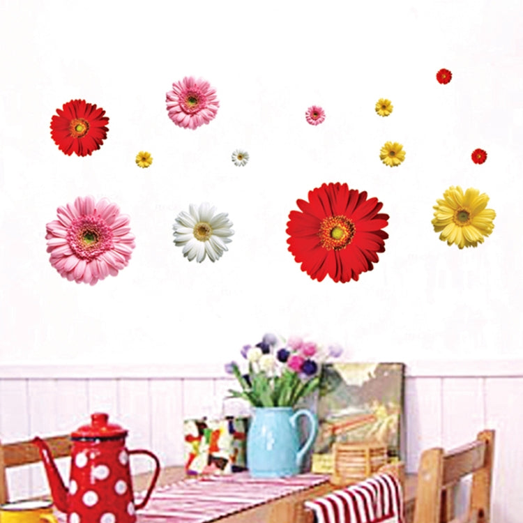 DIY Fashion Self Adhesive PVC Removable Wall Stickers / House Interior Decoration Pictures -- Daisy, Size: 70cm x 50cm