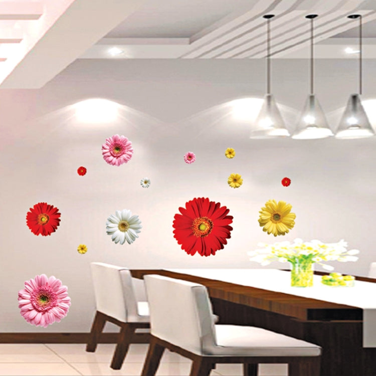 DIY Fashion Self Adhesive PVC Removable Wall Stickers / House Interior Decoration Pictures -- Daisy, Size: 70cm x 50cm