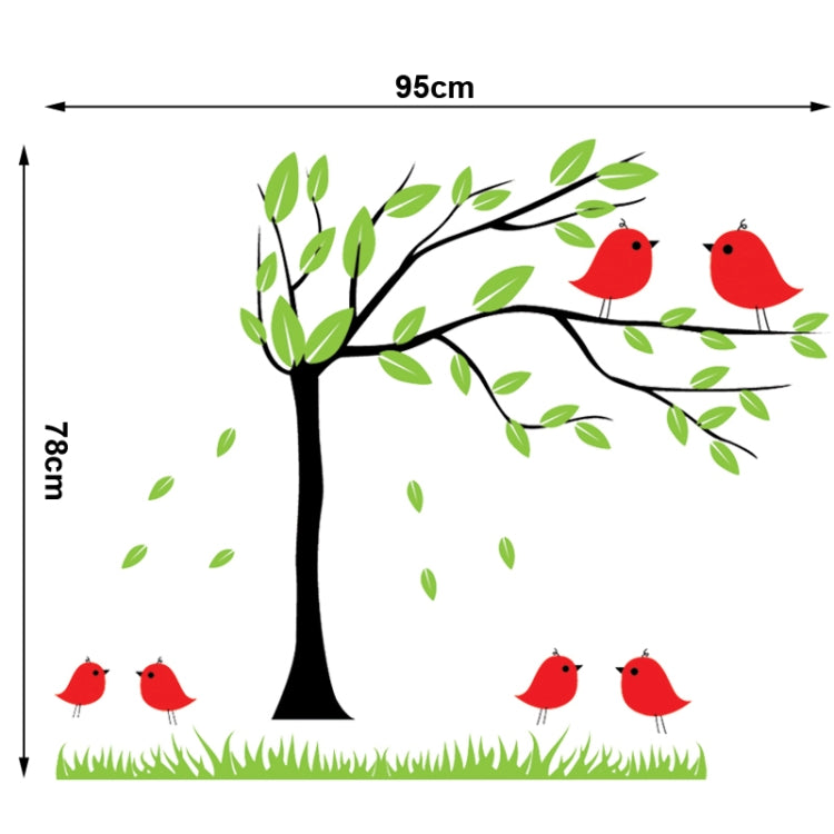 DIY Fashion Self Adhesive PVC Removable Wall Stickers / House Interior Decoration Pictures -- Tree, Size: 70cm x 50cm