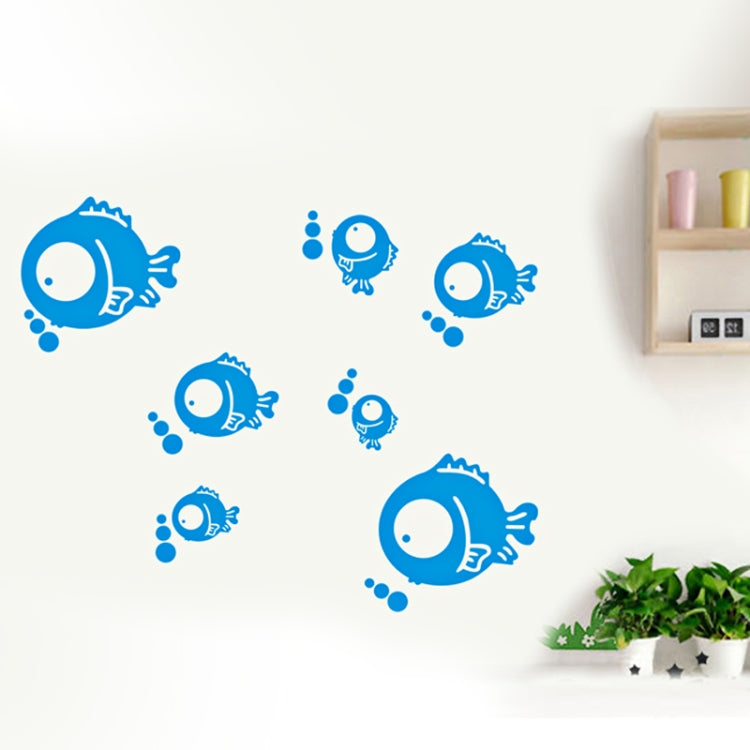 DIY Fashion Self Adhesive PVC Removable Wall Stickers / House Interior Decoration Pictures -- Fish, Size: 70cm x 50cm