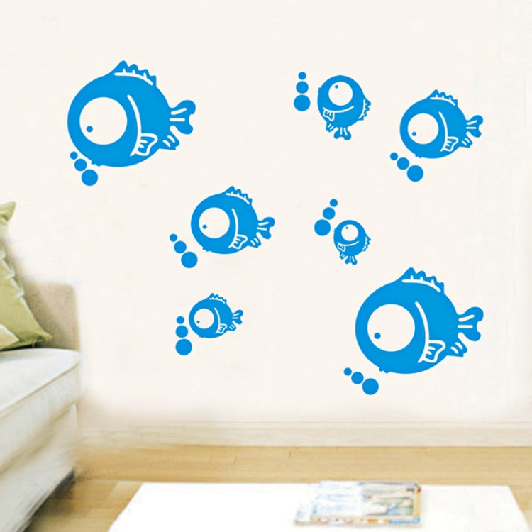 DIY Fashion Self Adhesive PVC Removable Wall Stickers / House Interior Decoration Pictures -- Fish, Size: 70cm x 50cm