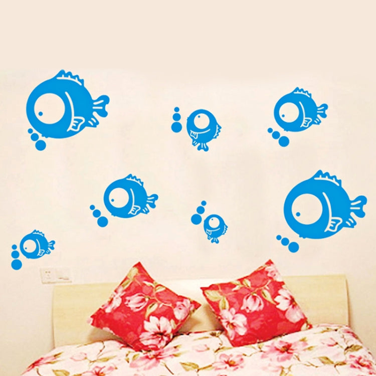 DIY Fashion Self Adhesive PVC Removable Wall Stickers / House Interior Decoration Pictures -- Fish, Size: 70cm x 50cm