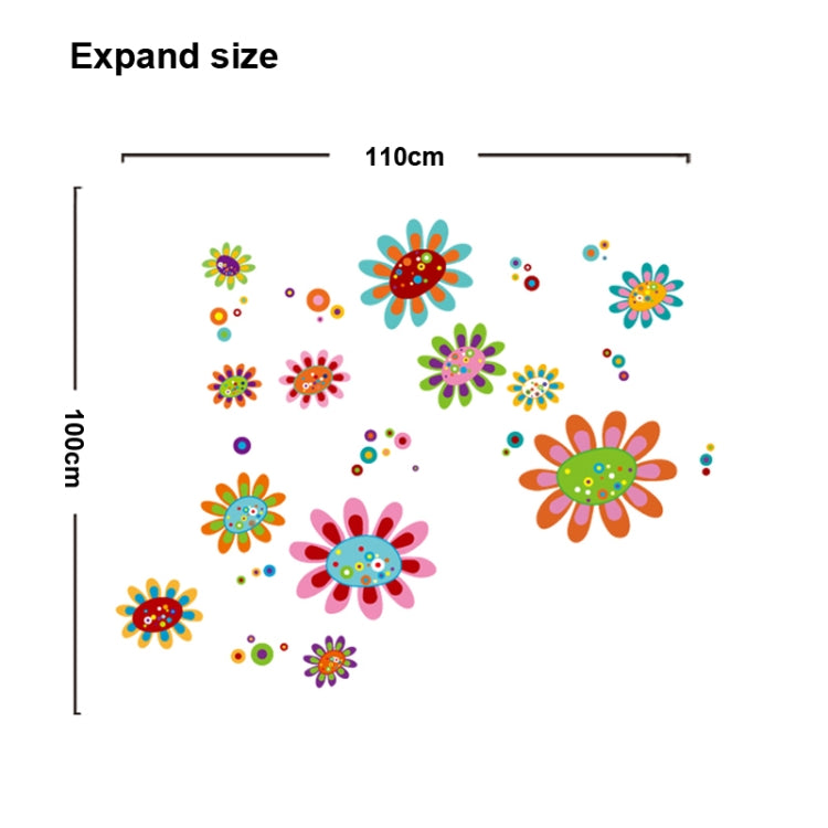 DIY Fashion Self Adhesive PVC Removable Wall Stickers / House Interior Decoration Pictures -- Floral, Size: 70cm x 50cm