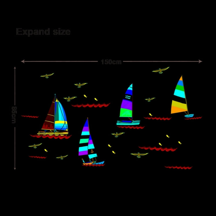 DIY Fashion Self Adhesive PVC Removable Wall Stickers / House Interior Decoration Pictures -- Sea World, Size: 70cm x 50cm