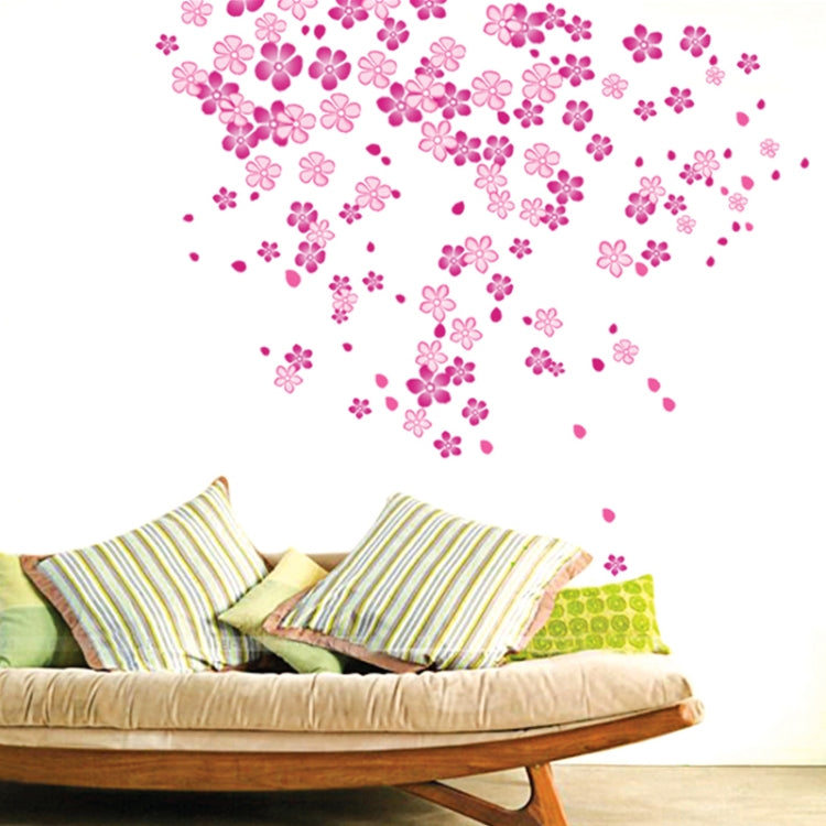 DIY Fashion Self Adhesive PVC Removable Wall Stickers / House Interior Decoration Pictures -- Flower, Size: 70cm x 50cm