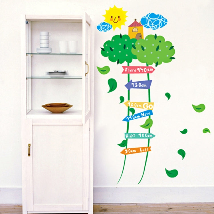 DIY Fashion Self Adhesive PVC Removable Wall Stickers / House Interior Decoration Pictures -- Measuring Height Ladder, Size: 70cm x 50cm