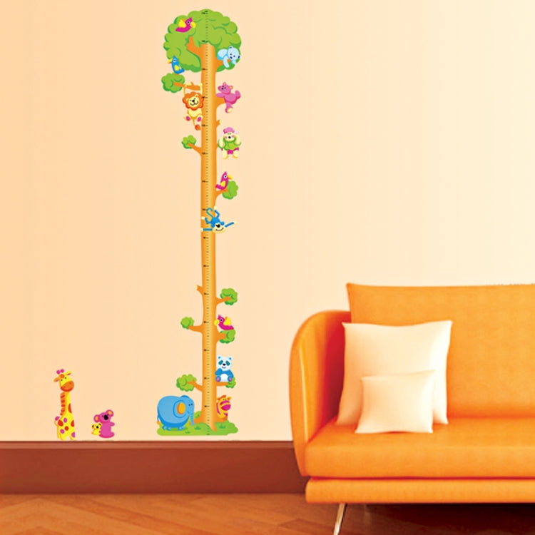 DIY Fashion Self Adhesive PVC Removable Wall Stickers / House Interior Decoration Pictures -- Tree Height Measure, Size: 70cm x 50cm