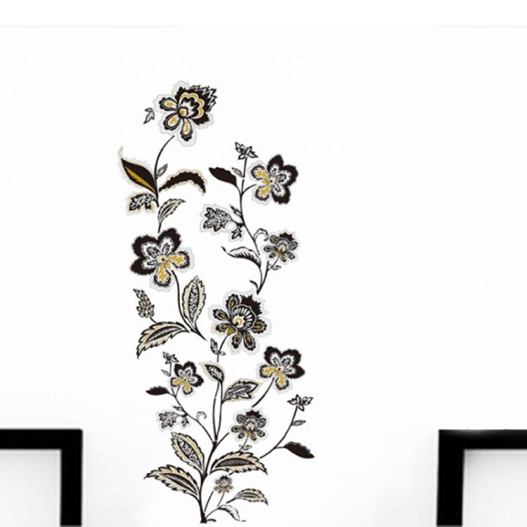 DIY Fashion Self Adhesive PVC Removable Wall Stickers / House Interior Decoration Pictures -- Flower Vine, Size:70cm x 50cm