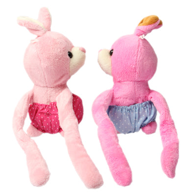 Pair of Super Lovely Cartoon Rabbit Design Curtain Buckles Tiebacks Binds Household Decorator(Pink)