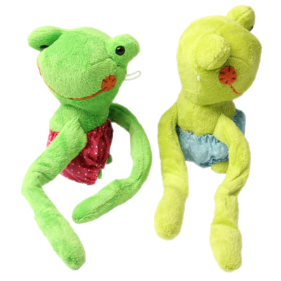 Pair of Super Lovely Cartoon Frog Design Curtain Buckles Tiebacks Binds Household Decorator(Green)