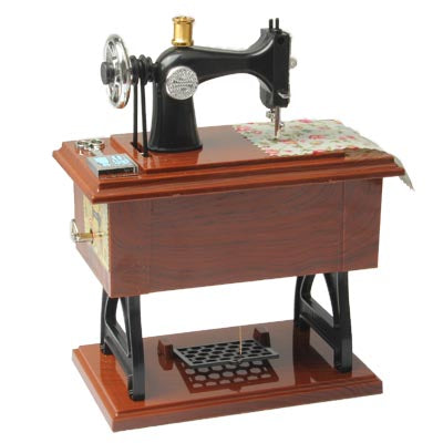 Sewing Machine Modeling Music Box