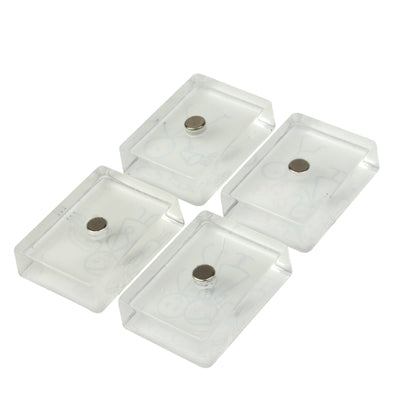 Mind Acts Upon Mind Style Magnet Fridge Magnet Sticker / Magnetic Hold Home Deco (4 Pcs in One Packing, The Price is for 4 Pcs)