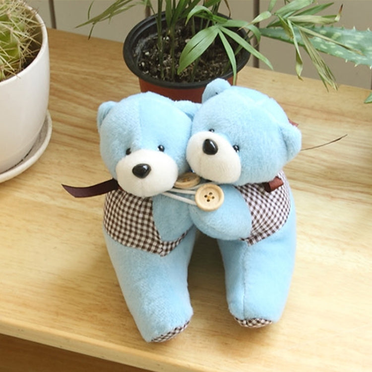 Pair of Super Lovely Cartoon Bear Design Curtain Buckles Tiebacks Binds Household Decorator(Blue)