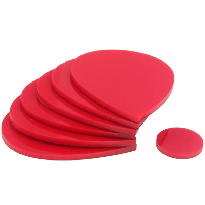 Large + Middle + Small Size Raindrop Shaped DIY Adhesive Wall Sticker Decal Wallpaper(Red)