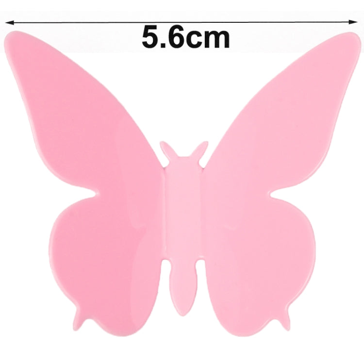 Small Size 3D Vivid Plastic Butterfly Wall Sticker Decor Pop-up Sticker Home Room Art Decorations