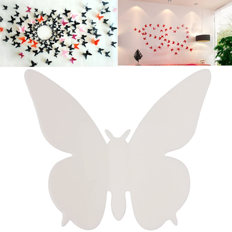 Small Size 3D Vivid Plastic Butterfly Wall Sticker Decor Pop-up Sticker Home Room Art Decorations