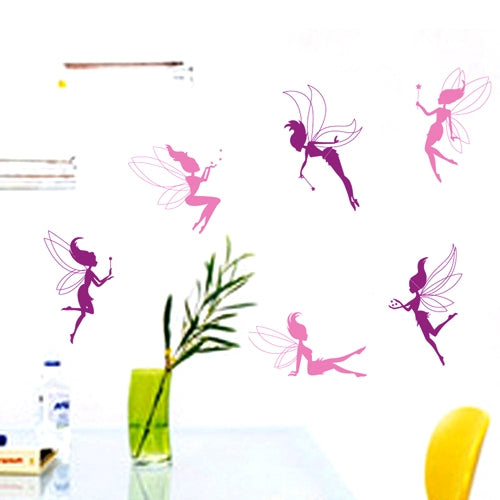 DIY Fashion Self Adhesive PVC Removable Wall Stickers / House Interior Decoration Pictures -- Angel Girl, Size: 70cm x 50cm