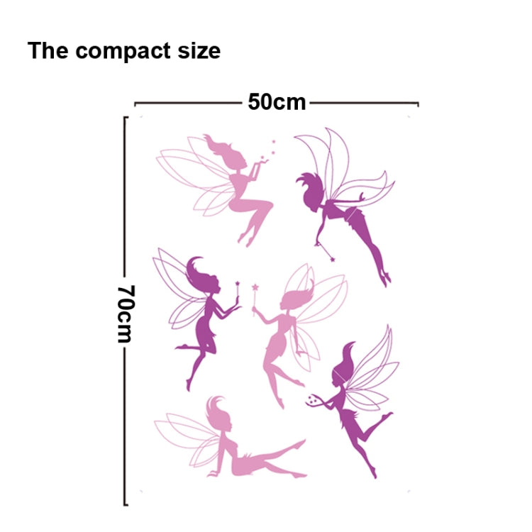 DIY Fashion Self Adhesive PVC Removable Wall Stickers / House Interior Decoration Pictures -- Angel Girl, Size: 70cm x 50cm