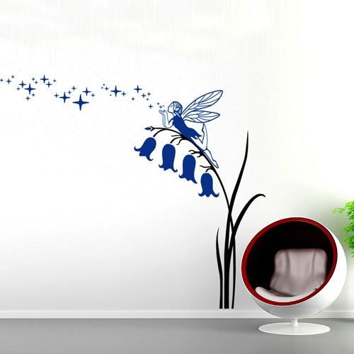 DIY Fashion Self Adhesive PVC Removable Wall Stickers / House Interior Decoration Pictures -- Daffodil & Angel Girl, Size: 70cm x 50cm