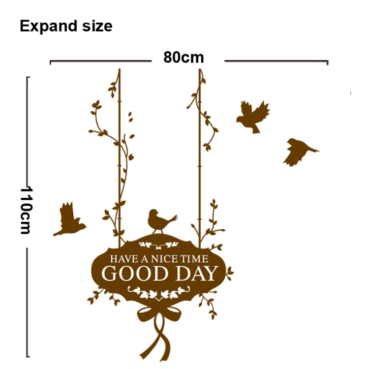 DIY Fashion Self Adhesive PVC Removable Wall Stickers / House Interior Decoration Pictures -- Nice bird, Size: 70cm x 50cm