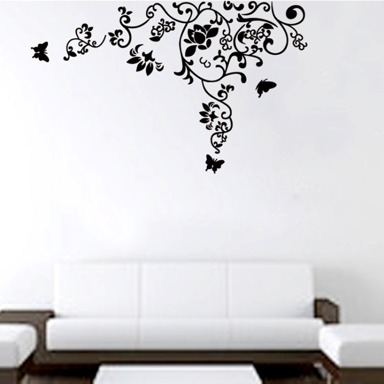 DIY Fashion Self Adhesive PVC Removable Wall Stickers / House Interior Decoration Pictures -- Butterfly under the Trees, Size: 90cm x 60cm