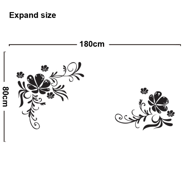 DIY Fashion Self Adhesive PVC Removable Wall Stickers / House Interior Decoration Pictures -- Abstract Pattern, Size: 90cm x 60cm