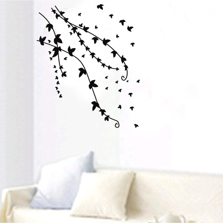 DIY Fashion Self Adhesive PVC Removable Wall Stickers / House Interior Decoration Pictures -- Autumn Wind Blows, Size: 90cm x 60cm