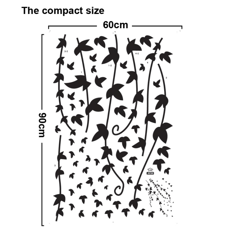 DIY Fashion Self Adhesive PVC Removable Wall Stickers / House Interior Decoration Pictures -- Autumn Wind Blows, Size: 90cm x 60cm