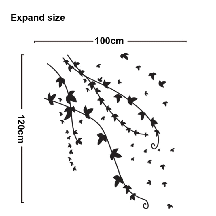 DIY Fashion Self Adhesive PVC Removable Wall Stickers / House Interior Decoration Pictures -- Autumn Wind Blows, Size: 90cm x 60cm