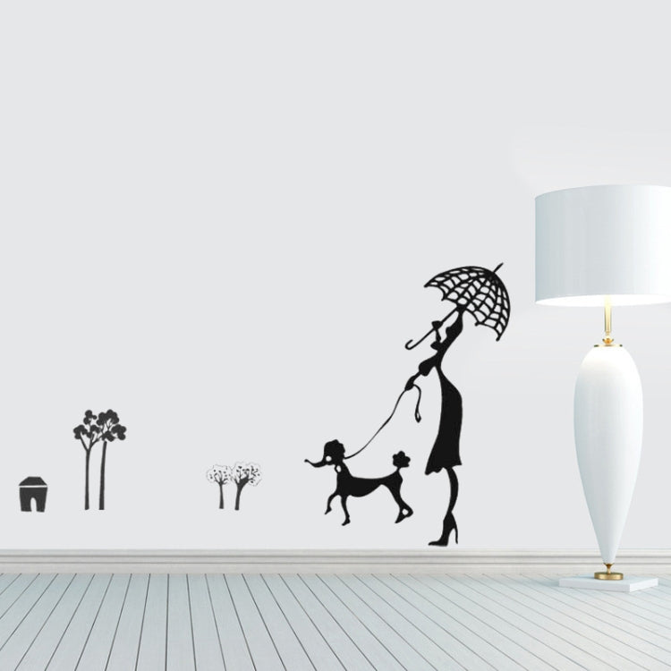 DIY Fashion Self Adhesive PVC Removable Wall Stickers / House Interior Decoration Pictures -- Pretty Girl, Size: 90cm x 60cm