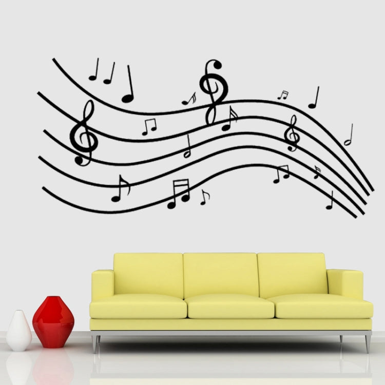 DIY Fashion Self Adhesive PVC Removable Wall Stickers / House Interior Decoration Pictures -- Music, Size: 90cm x 60cm