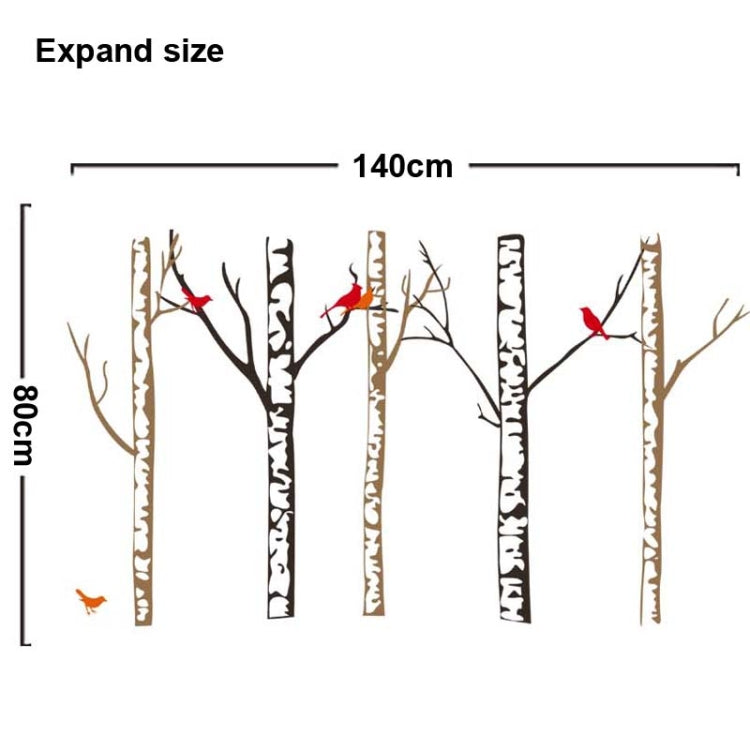 DIY Fashion Self Adhesive PVC Removable Wall Stickers / House Interior Decoration Pictures -- Warm Winter Withered, Size: 90cm x 60cm