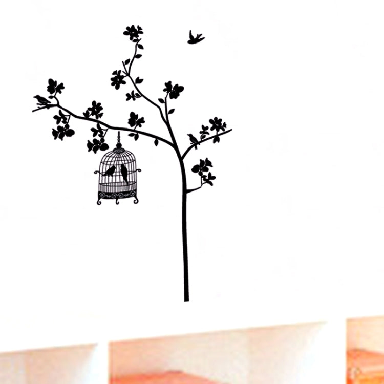 DIY Fashion Self Adhesive PVC Removable Wall Stickers / House Interior Decoration Pictures -- Forest Birds, Size: 90cm x 60cm