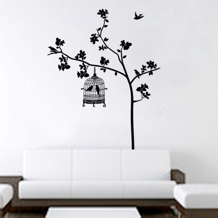 DIY Fashion Self Adhesive PVC Removable Wall Stickers / House Interior Decoration Pictures -- Forest Birds, Size: 90cm x 60cm