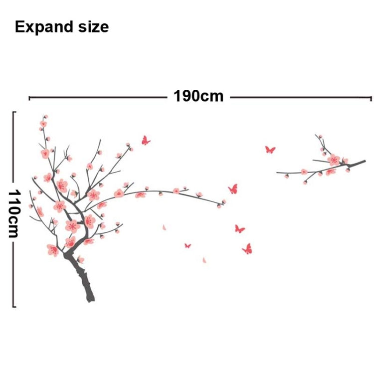 DIY Fashion Self Adhesive PVC Removable Wall Stickers / House Interior Decoration Pictures -- Winter Bloom, Size: 90cm x 60cm
