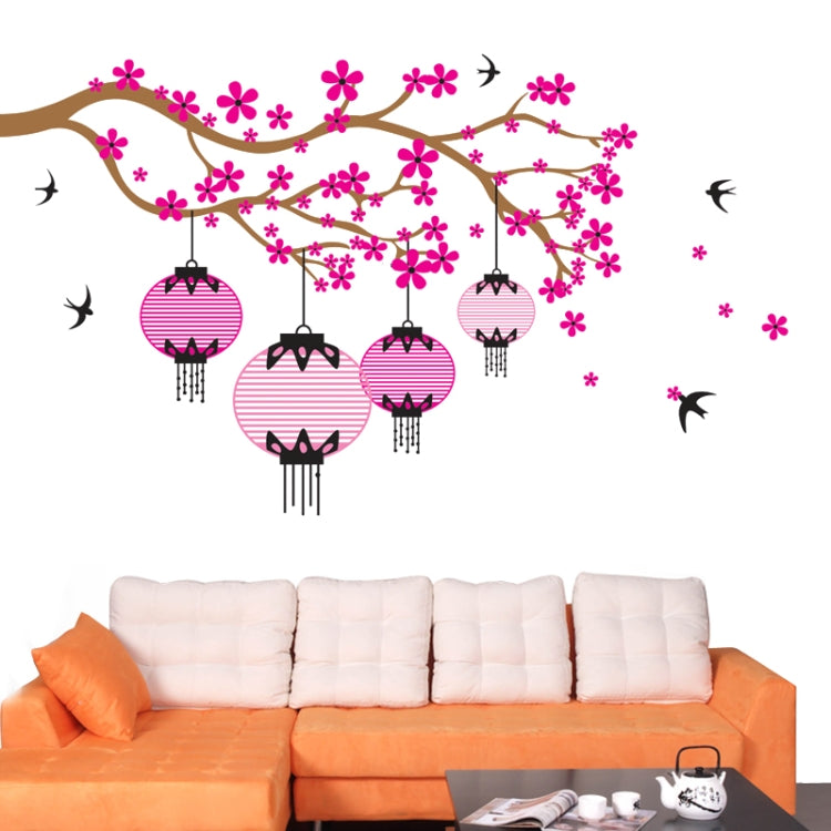 DIY Fashion Self Adhesive PVC Removable Wall Stickers / House Interior Decoration Pictures -- Lantern Tree, Size: 90cm x 60cm