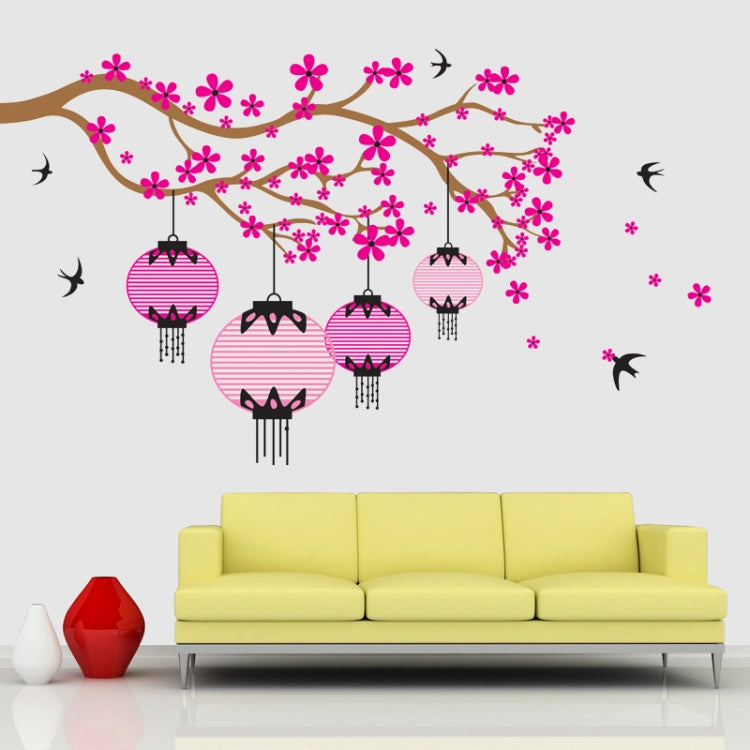 DIY Fashion Self Adhesive PVC Removable Wall Stickers / House Interior Decoration Pictures -- Lantern Tree, Size: 90cm x 60cm