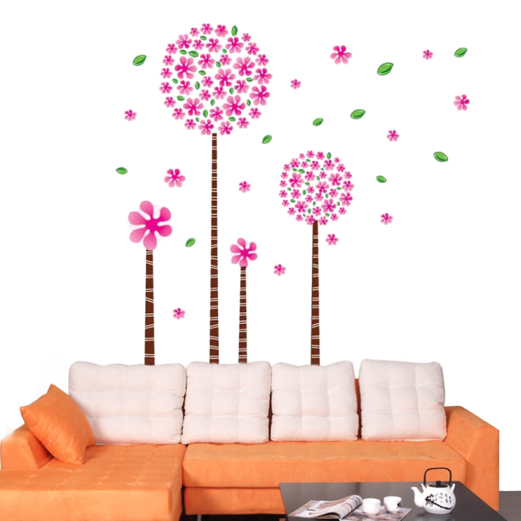 DIY Fashion Self Adhesive PVC Removable Wall Stickers / House Interior Decoration Pictures -- Flower & Tree, Size: 90cm x 60cm