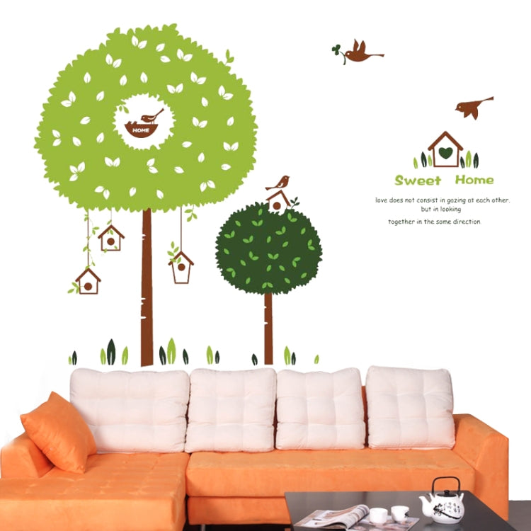 DIY Fashion Self Adhesive PVC Removable Wall Stickers / House Interior Decoration Pictures -- Sweet Home, Size: 90cm x 60cm