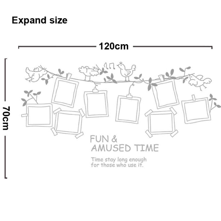 DIY Fashion Self Adhesive PVC Removable Wall Stickers / House Interior Decoration Pictures -- Photo Wall, Size: 90cm x 60cm