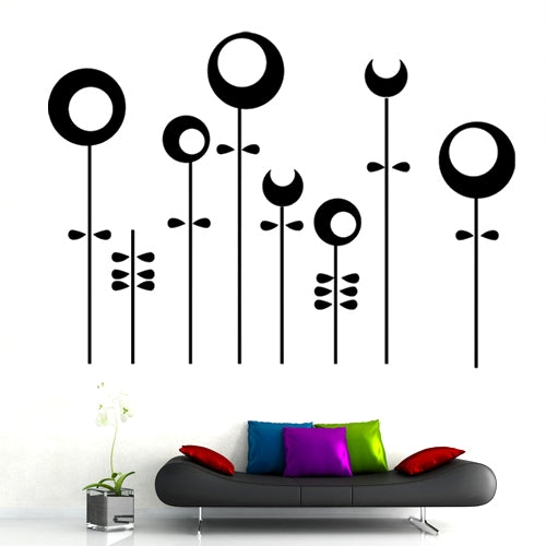 DIY Fashion Self Adhesive PVC Removable Wall Stickers / House Interior Decoration Pictures -- Abstract Landscape, Size: 90cm x 60cm